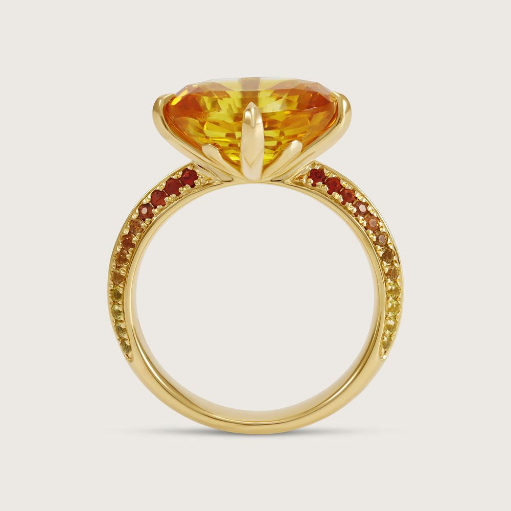 Fleur de Luce Origins Ring in Orangy Yellow