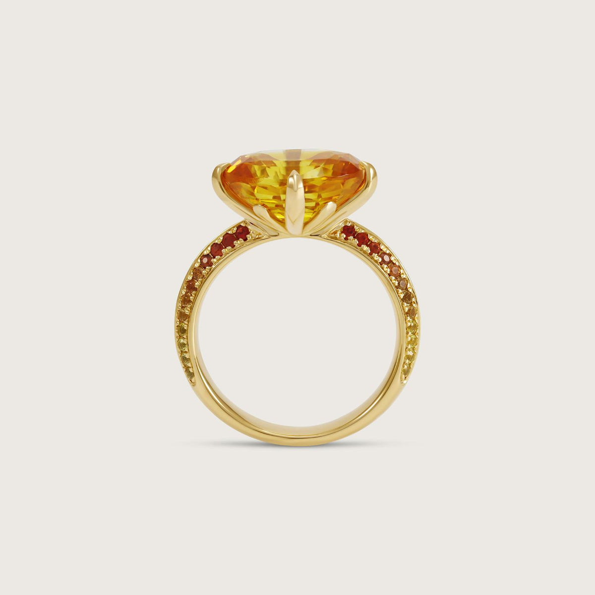 Fleur de Luce Origins Ring in Orangy Yellow