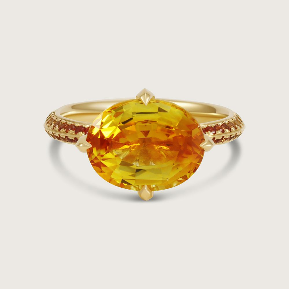 Fleur de Luce Origins Ring in Orangy Yellow 2