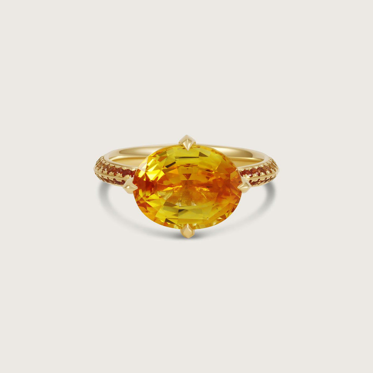 Fleur de Luce Origins Ring in Orangy Yellow
