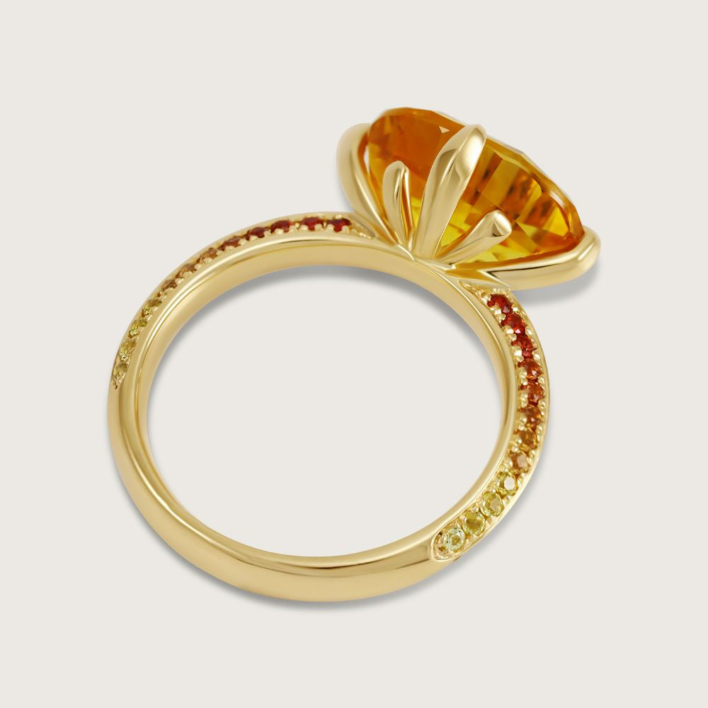 Fleur de Luce Origins Ring in Orangy Yellow