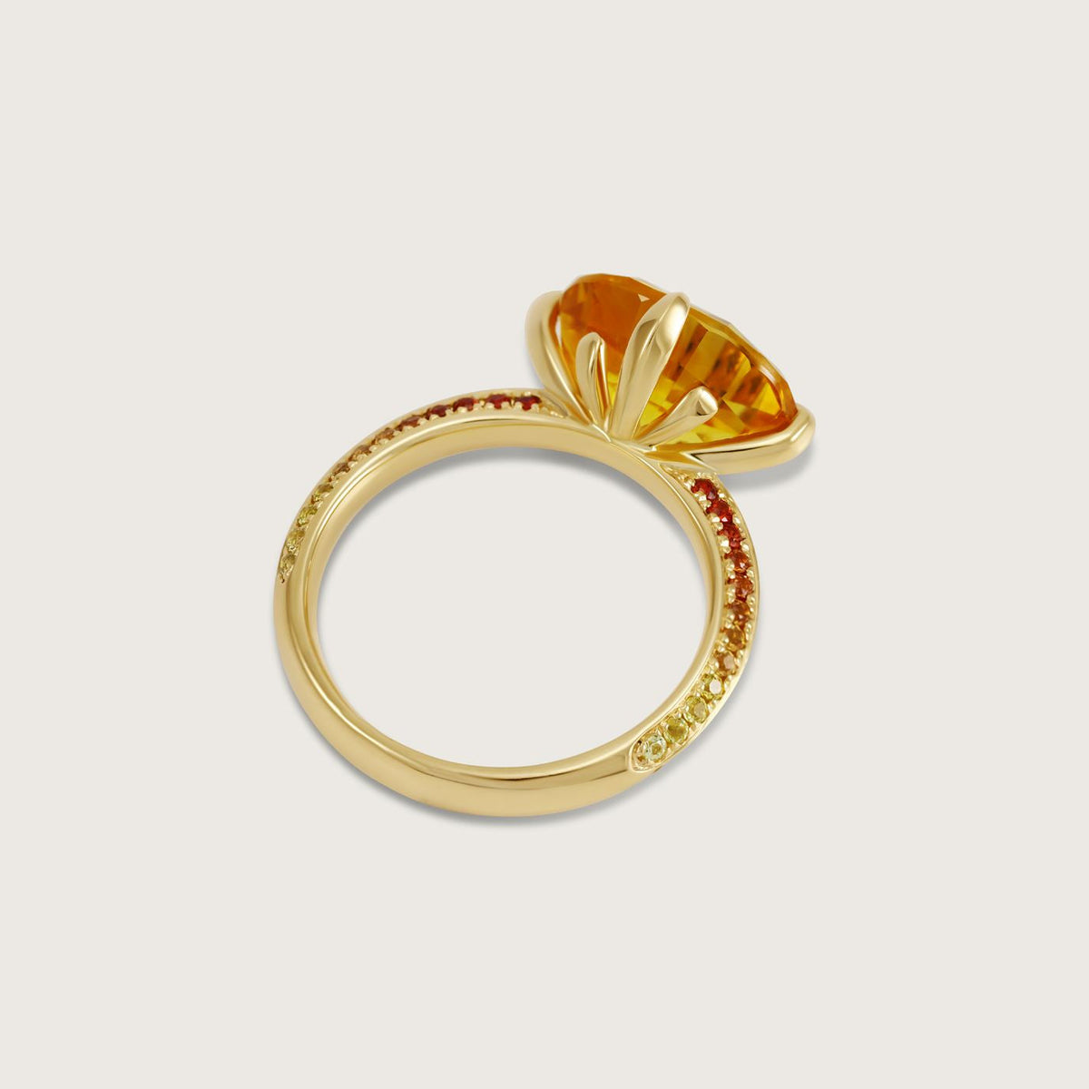 Fleur de Luce Origins Ring in Orangy Yellow