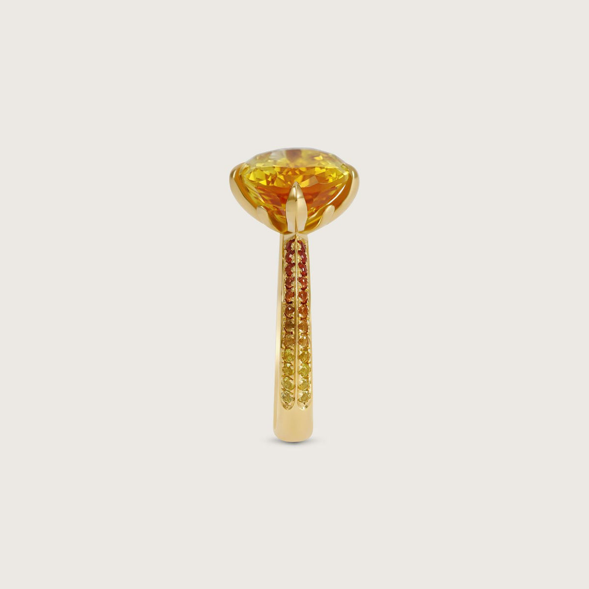 Fleur de Luce Origins Ring in Orangy Yellow