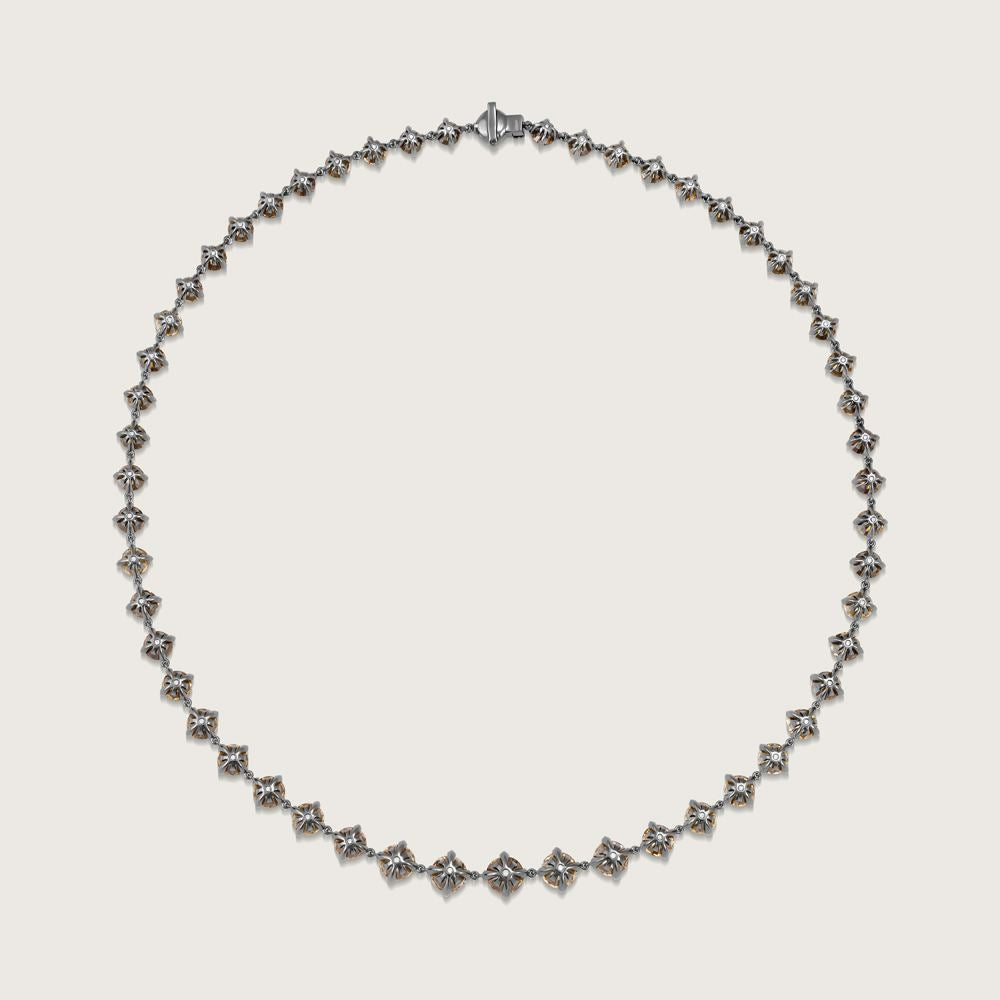 Fleur de Luce Origins Necklace in Brown 2