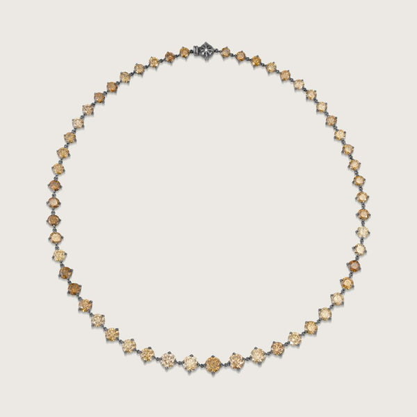 Fleur de Luce Origins Necklace in Brown