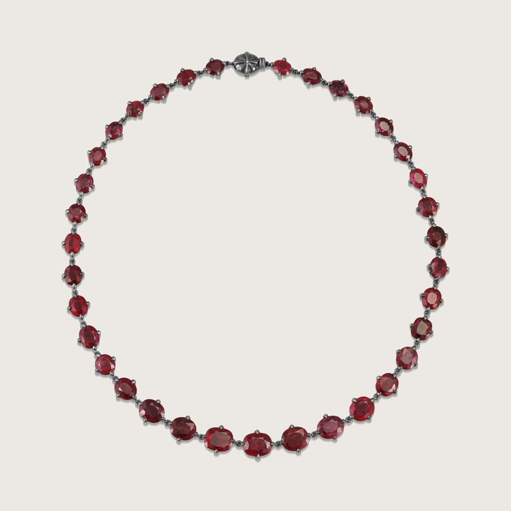 Fleur de Luce Origins Necklace in Red