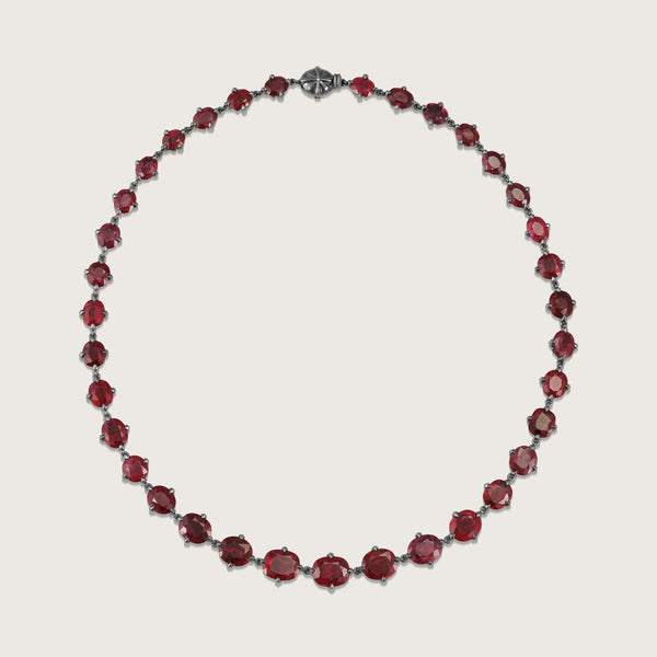 Fleur de Luce Origins Necklace in Red
