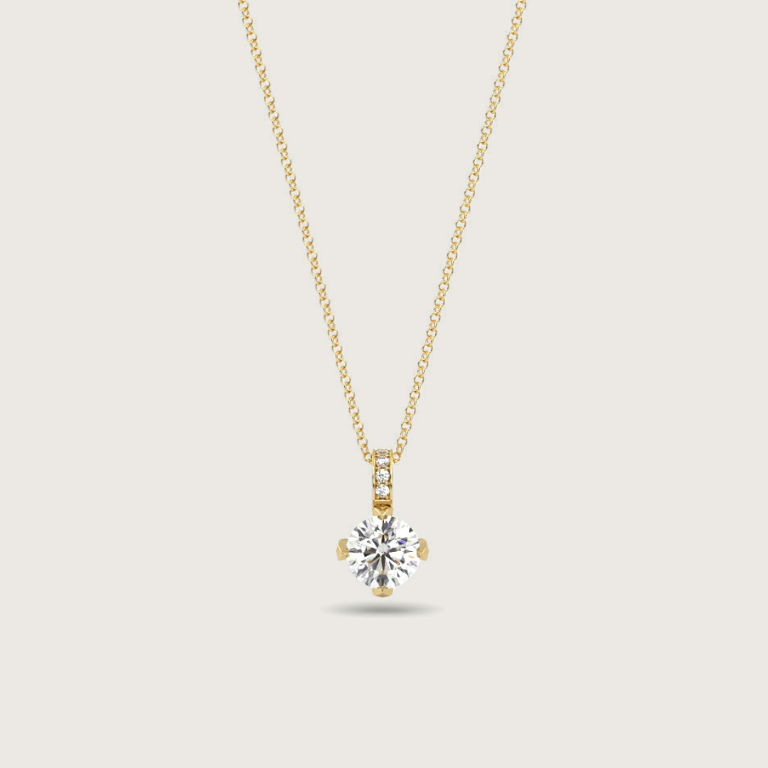 Diamond Solitaire Pendant