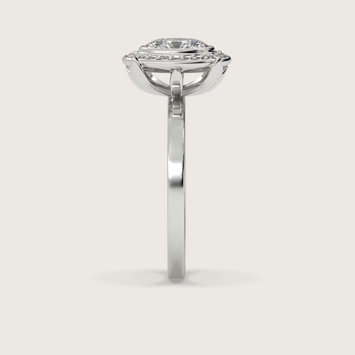 18K White 1ct
