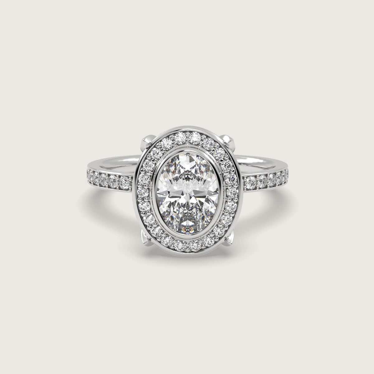 18K White 1ct