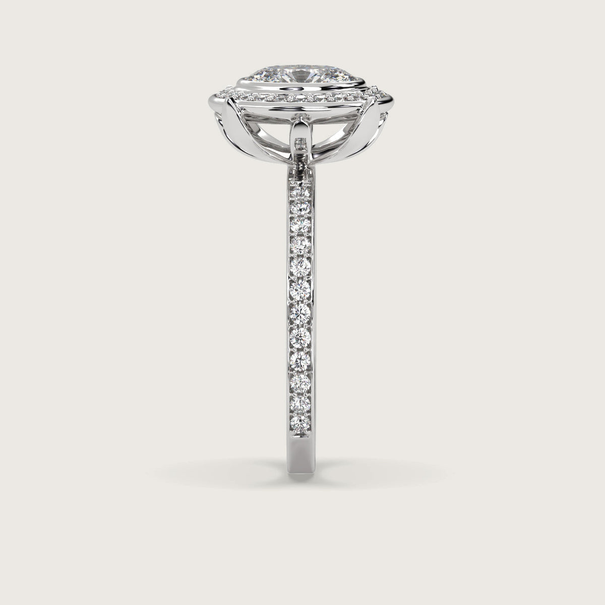 18K White 1ct