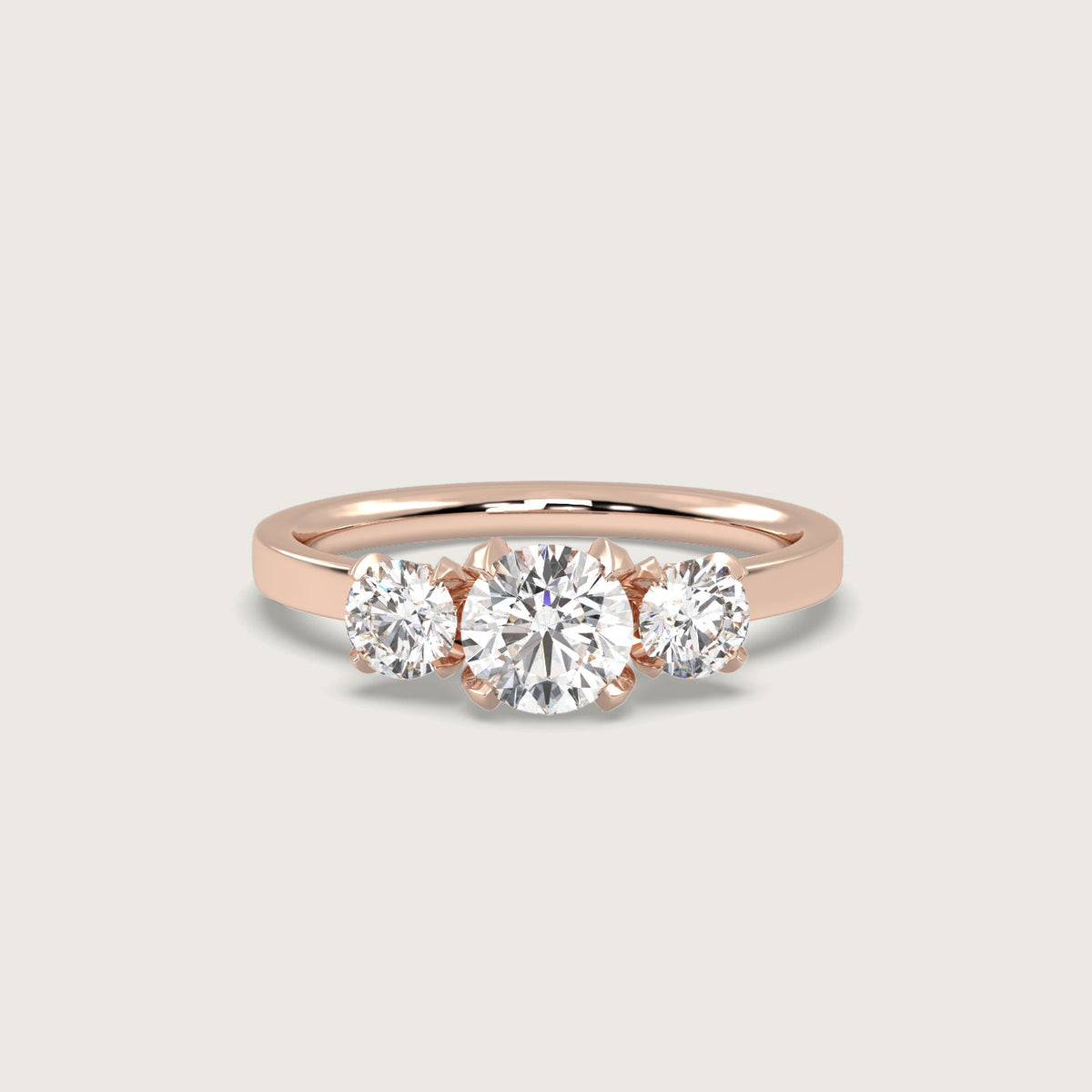 18K Rose 1ct