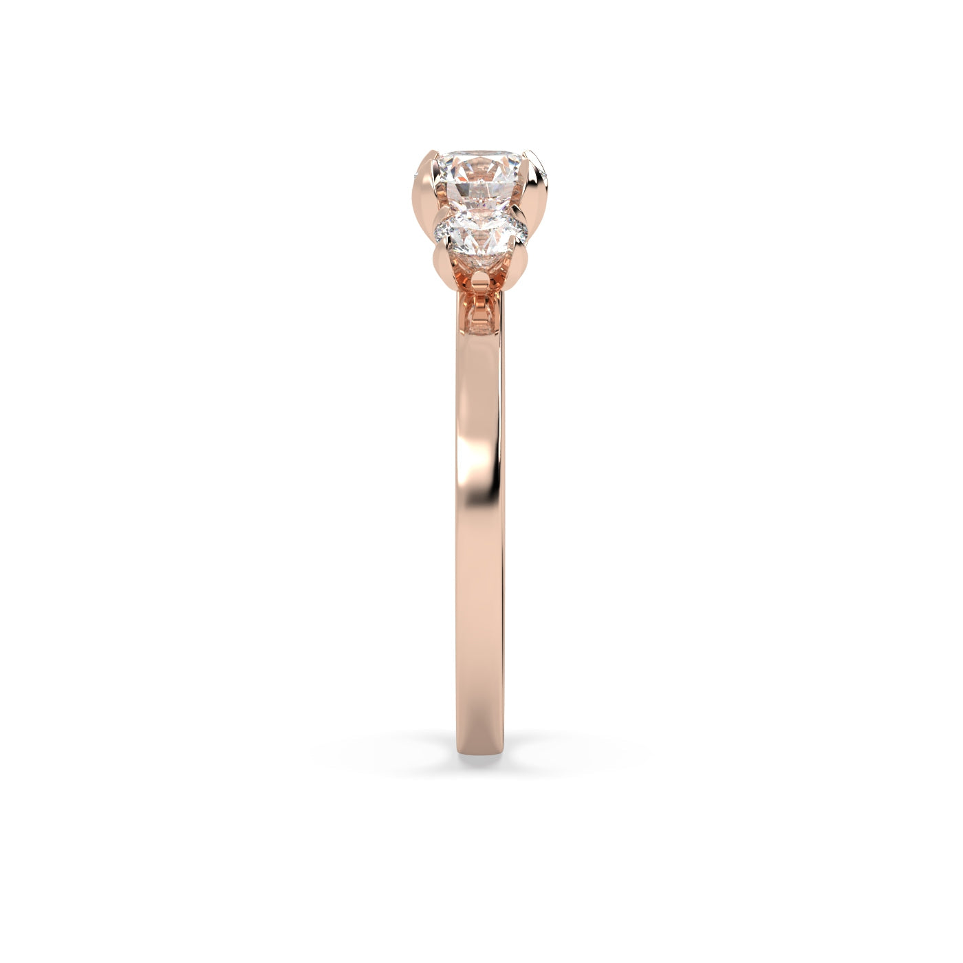 Fleur de Luce Diamond Trilogy Engagement Ring (1.25 tcw)
