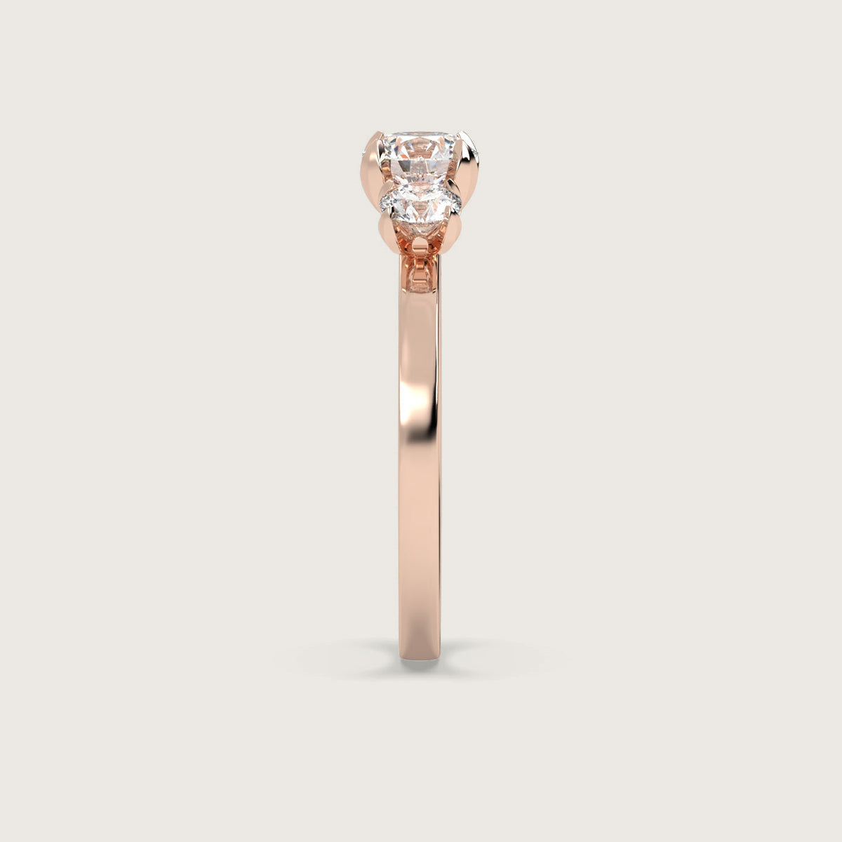 18K Rose 1ct