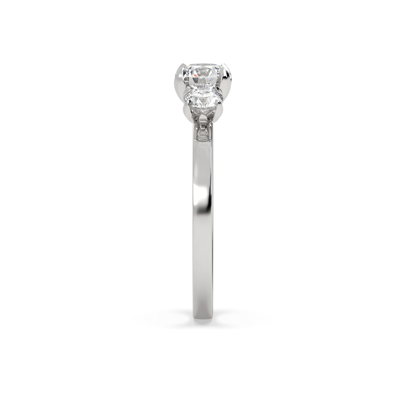 Fleur de Luce Diamond Trilogy Engagement Ring (1.25 tcw)