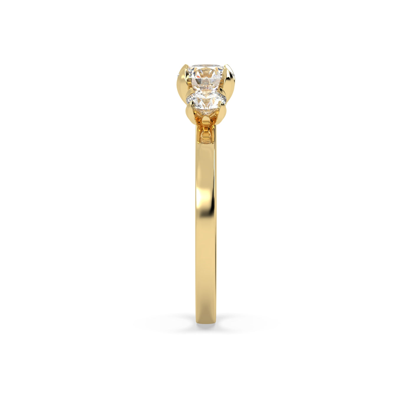 Fleur de Luce Diamond Trilogy Engagement Ring (1.25 tcw)
