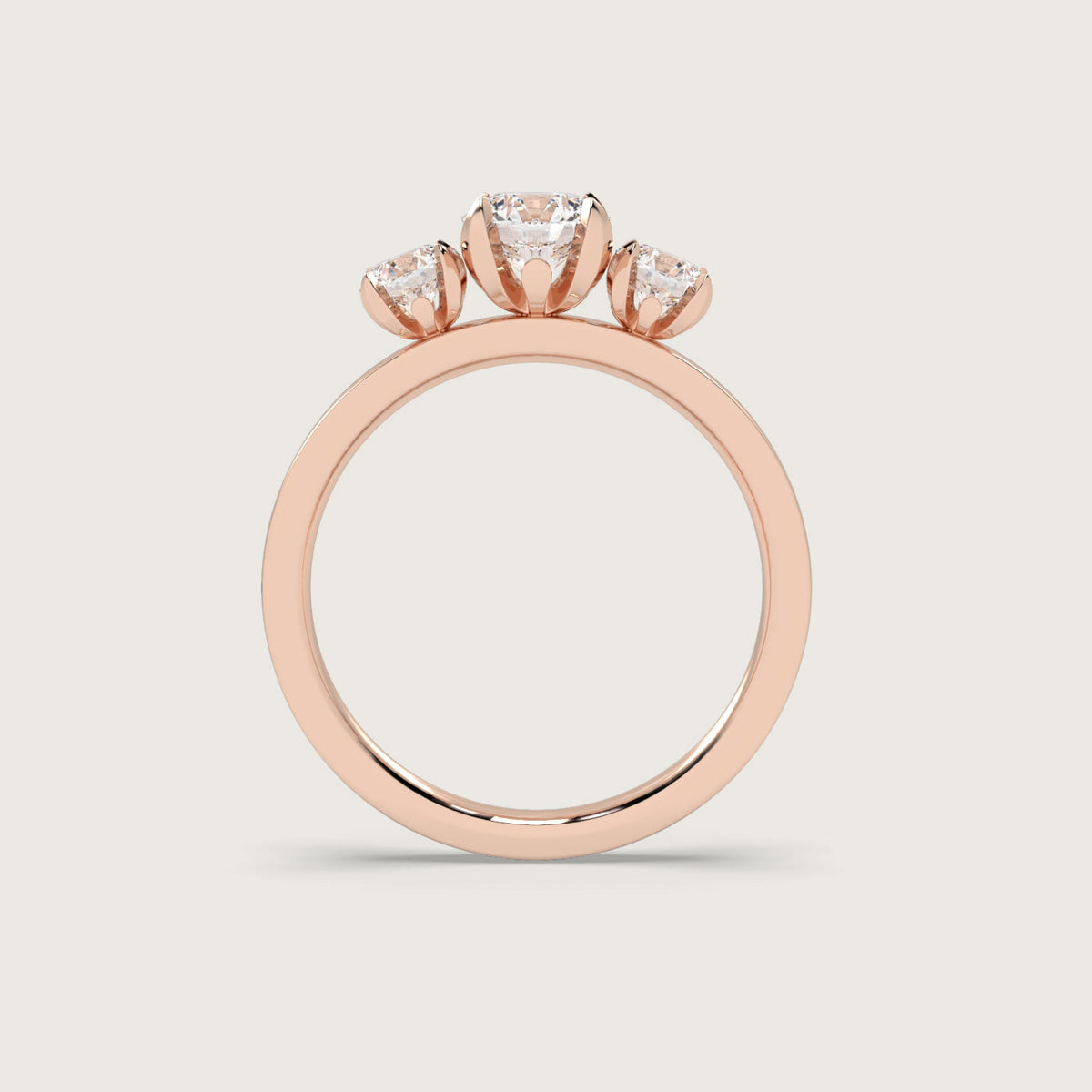 18K Rose 1ct