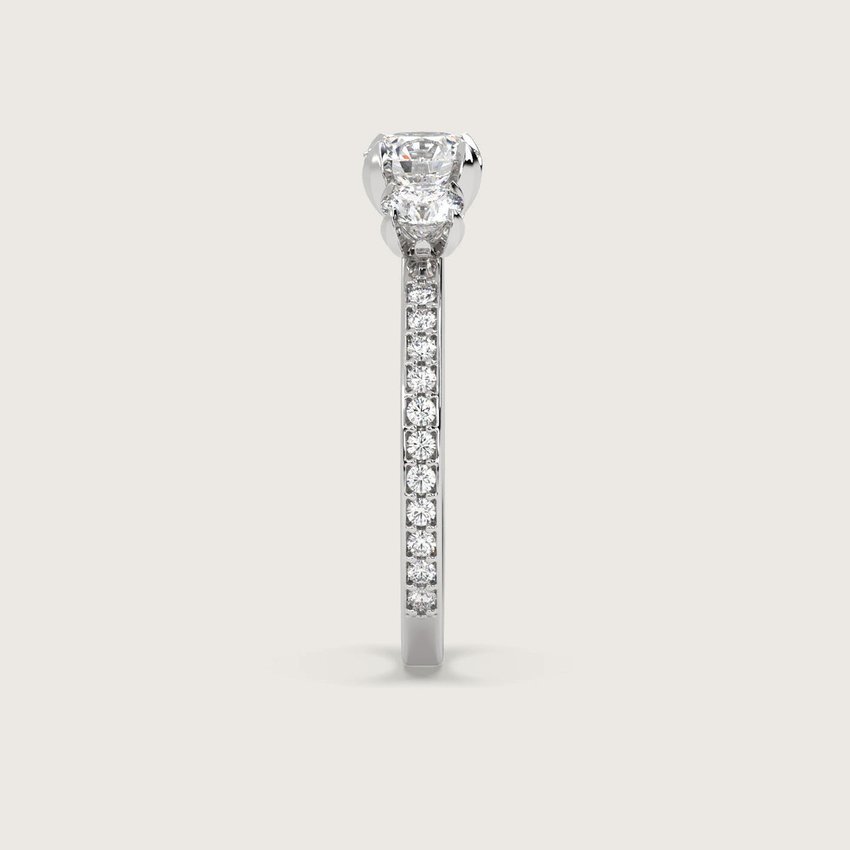 18K White 1ct