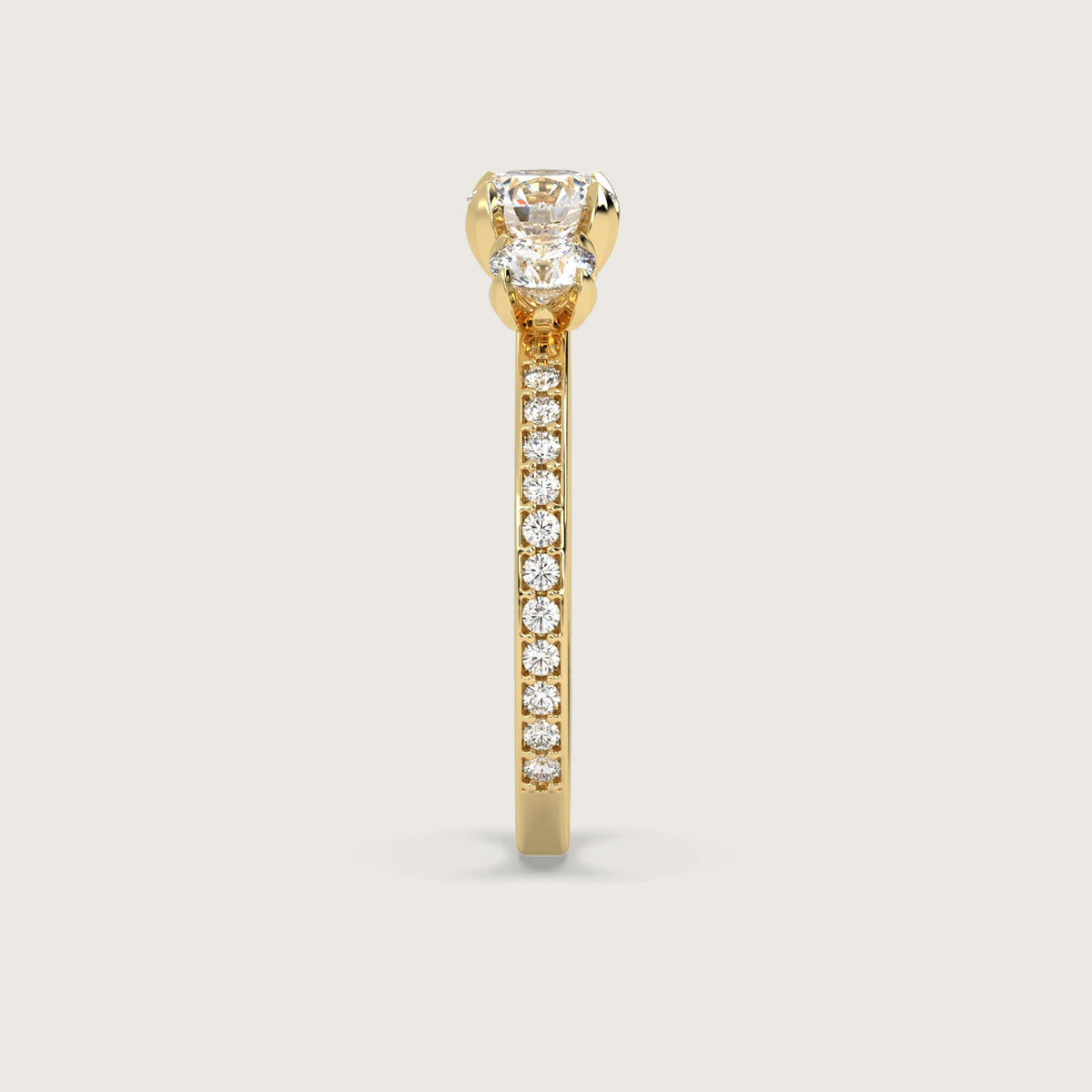 18K Yellow 1ct