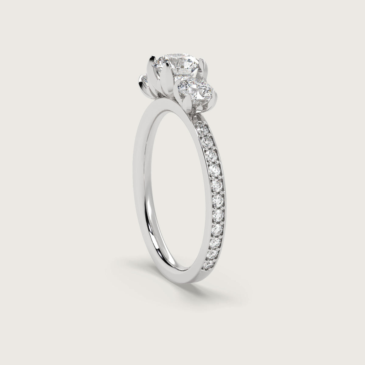 18K White 1ct